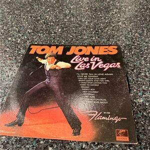 Tom Jones Live In Las Vegas at the Flamingo - PAS 71031 1969 12” Vintage Vinyl